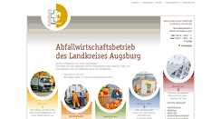 Desktop Screenshot of abfallwirtschaft-landkreis-augsburg.de